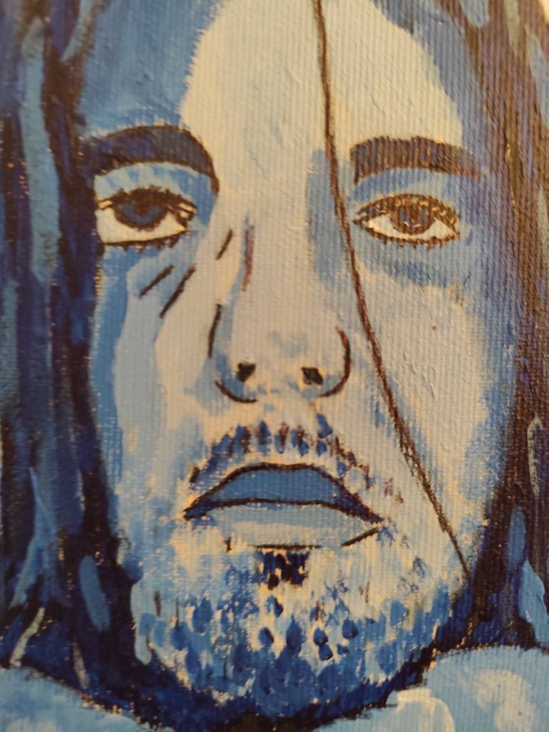 Original Impressionism Men Painting by Maria Galan