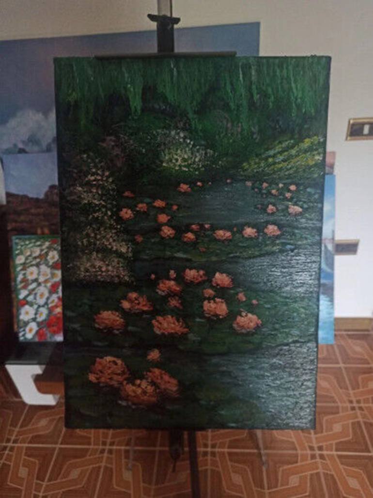 Original Impressionism Landscape Painting by Maria Galan