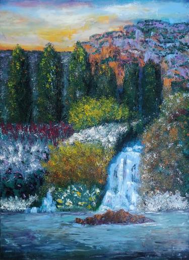 Original Impressionism Nature Paintings by Maria Galan