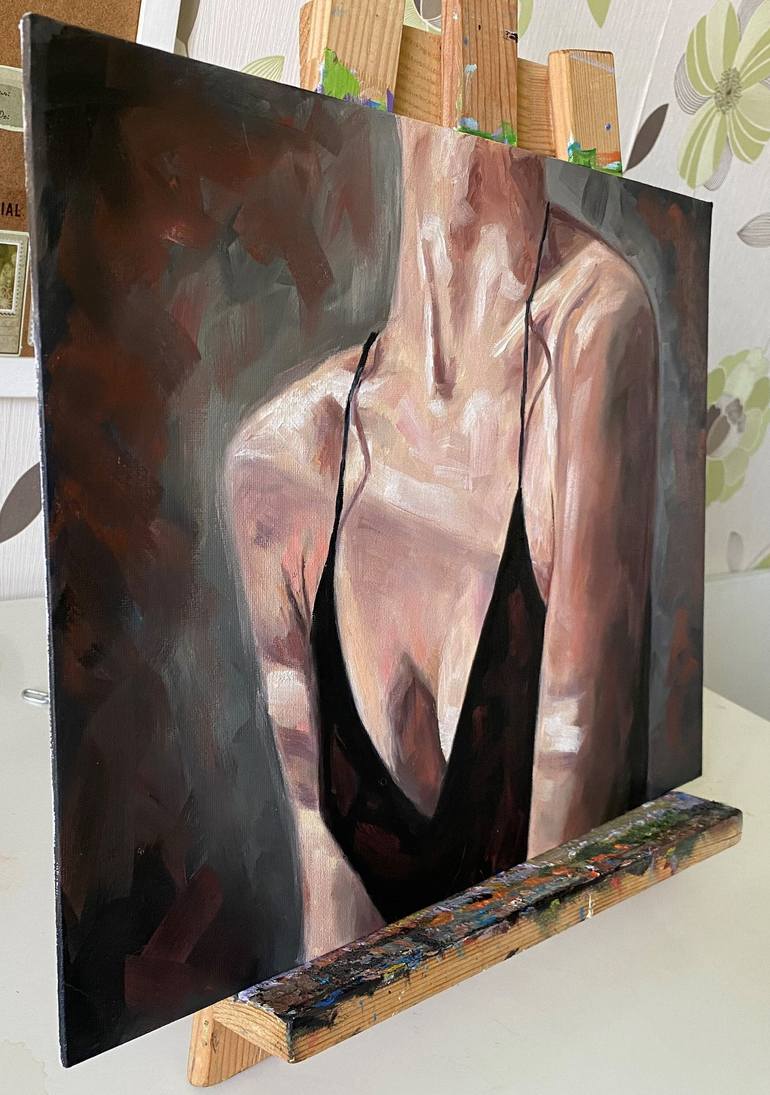 Original Modern Women Painting by Elena Rogozhnikova