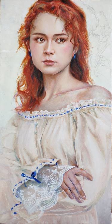 Original Portrait Painting by Gonzalo Pizarro