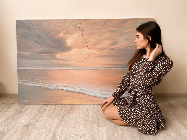 Original Realism Seascape Painting by Marina Velaskes