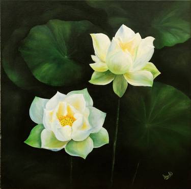 Original Art Deco Nature Paintings by Vishnu VCS