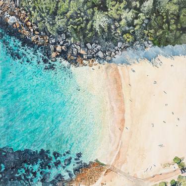 Original Fine Art Beach Paintings by Leah Ramage