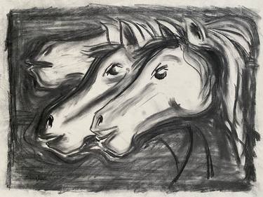 Print of Horse Drawings by Vikram Bhandari