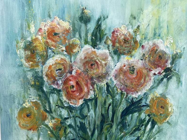 Original Floral Painting by Irina Wirt