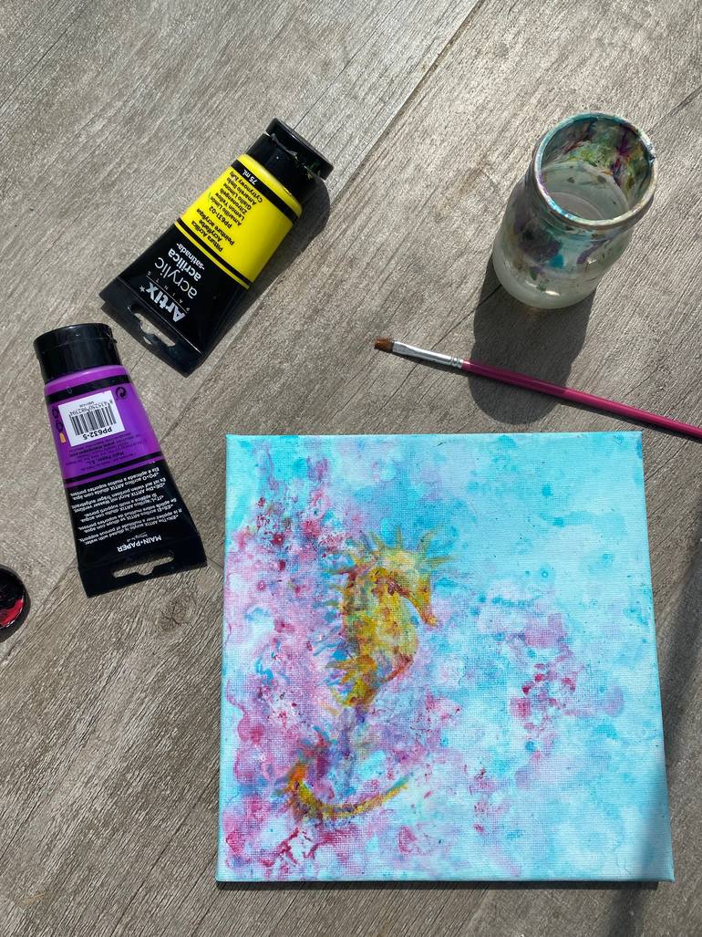 Original Abstract Nature Painting by I Wirt