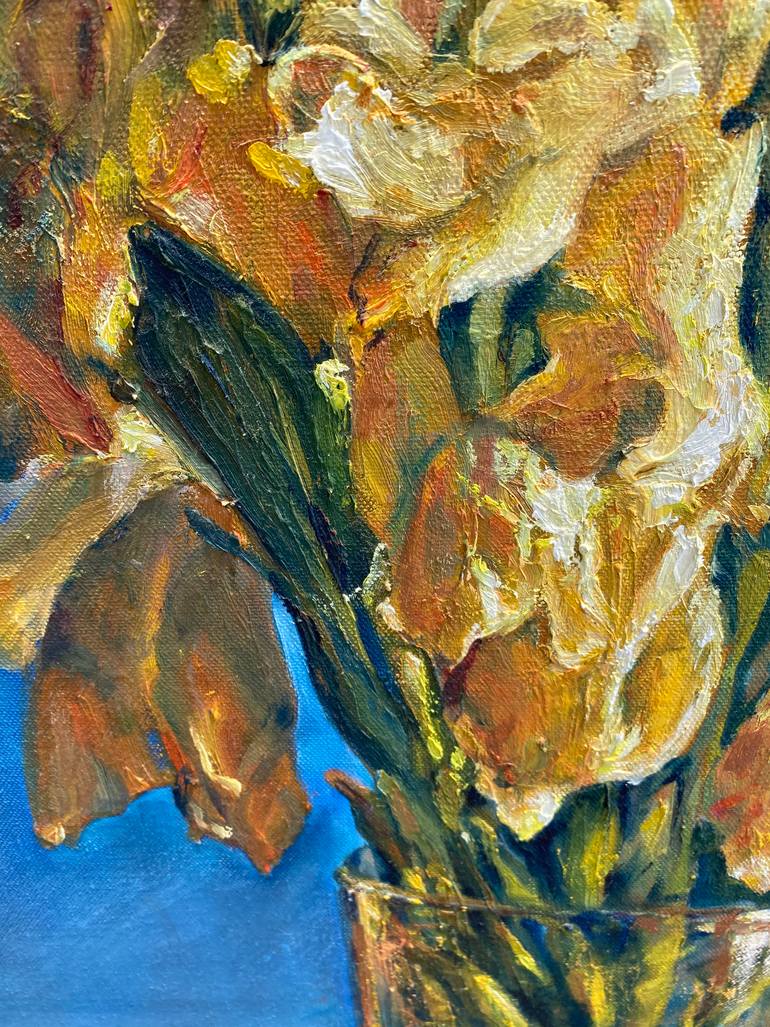 Original Impressionism Floral Painting by Irina Wirt