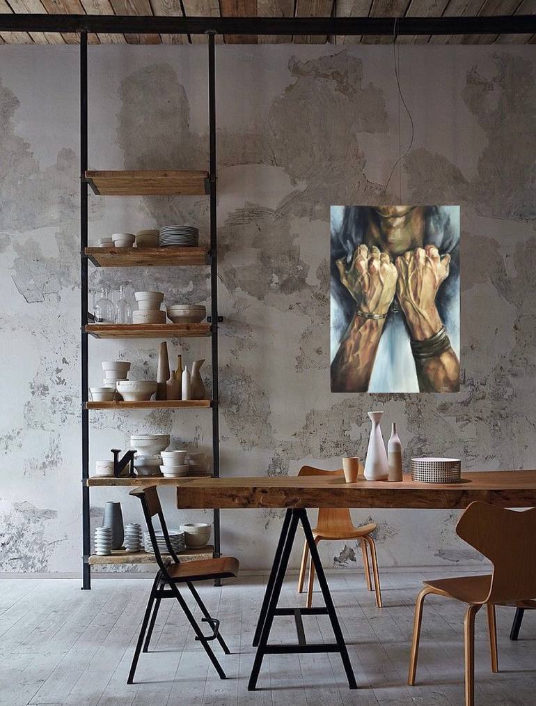 Original Figurative Men Painting by Irina Wirt