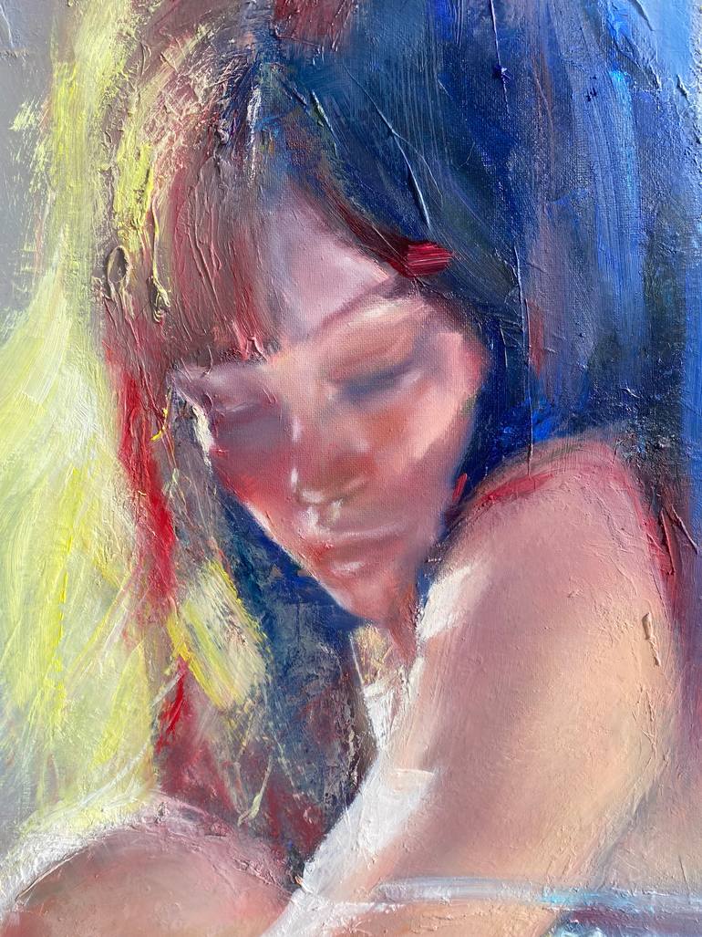 Original Abstract Expressionism Women Painting by Irina Wirt