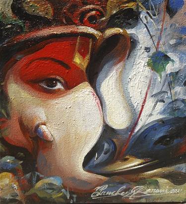 Original Religion Paintings by Panchu Gharami