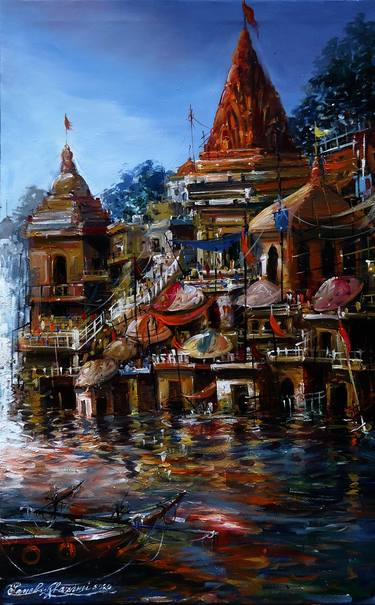 Original Landscape Paintings by Panchu Gharami