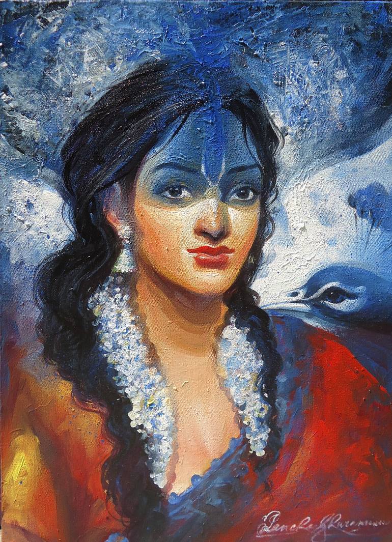 Original Abstract Women Paintings by Panchu Gharami