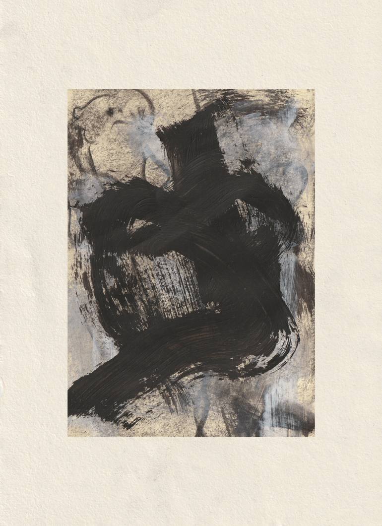 Original Abstract Expressionism Abstract Mixed Media by Agustin Armanino Méndez 