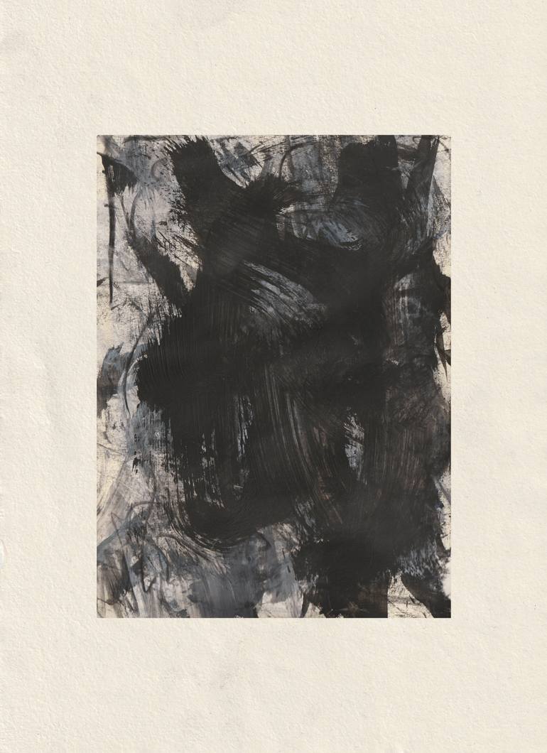 Original Abstract Expressionism Abstract Mixed Media by Agustin Armanino Méndez 