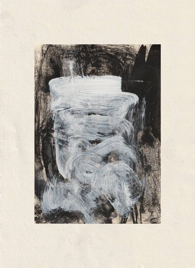 Original Abstract Expressionism Abstract Mixed Media by Agustin Armanino Méndez 