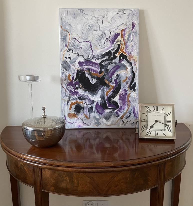 Original Street Art Abstract Painting by Alona Savchuk