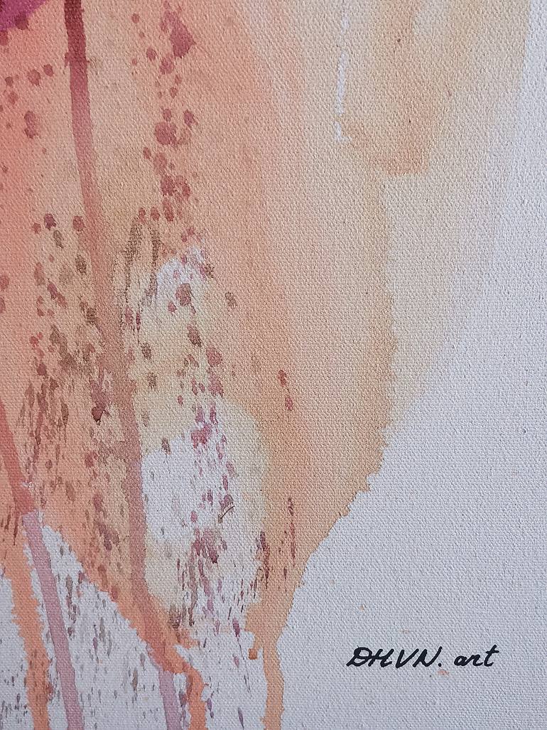 Original Abstract Expressionism Women Painting by Daheaven Art