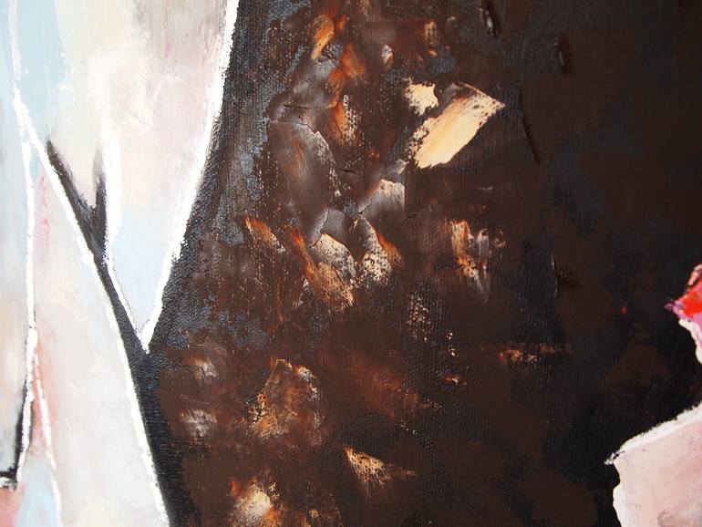 Original Figurative Dogs Painting by Daheaven Art