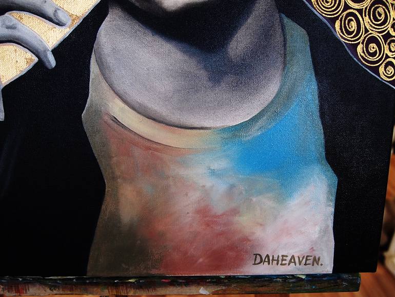Original Figurative Men Painting by Daheaven Art