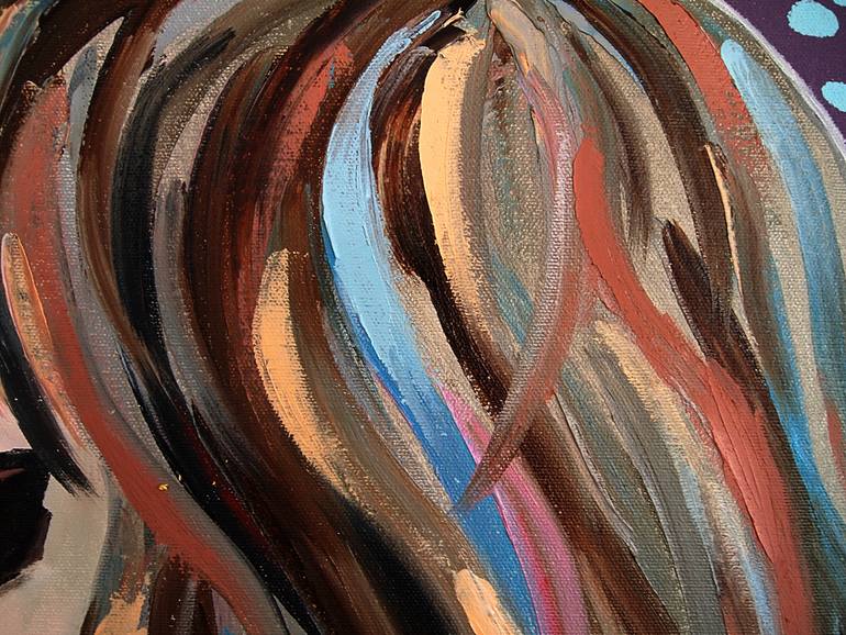 Original Expressionism Women Painting by Daheaven Art