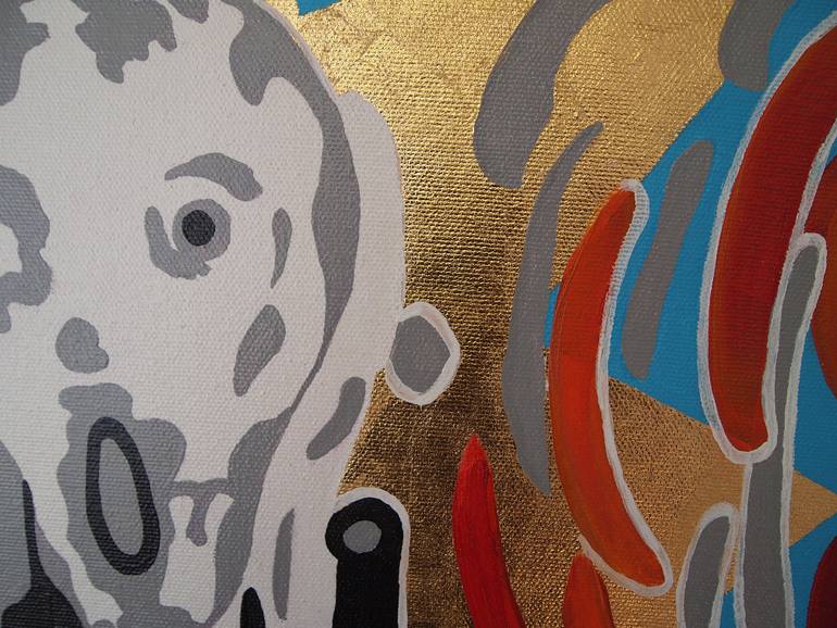 Original Pop Art Fantasy Painting by Daheaven Art