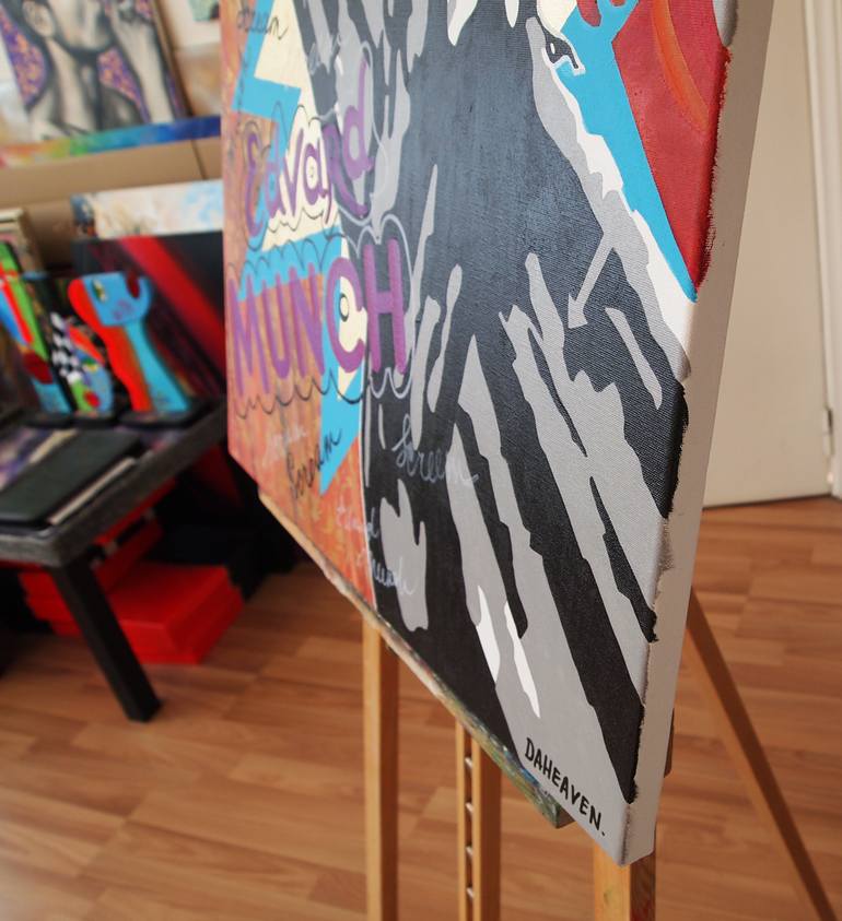 Original Pop Art Fantasy Painting by Daheaven Art