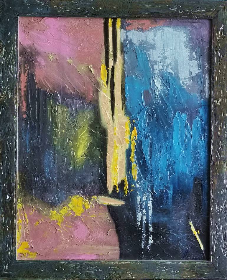 Original Impressionism Abstract Painting by Daheaven Art