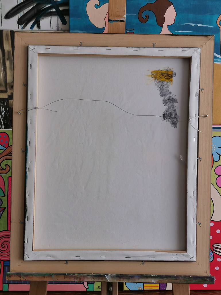 Original Impressionism Abstract Painting by Daheaven Art