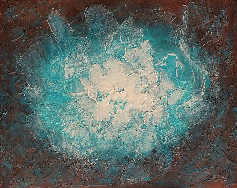Print of Color Field Painting Abstract Paintings by Daheaven Art