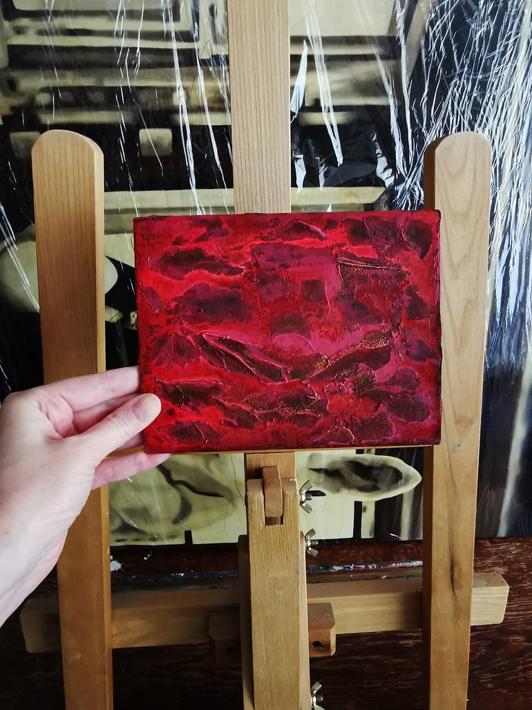 Original Color Field Painting Abstract Painting by Daheaven Art