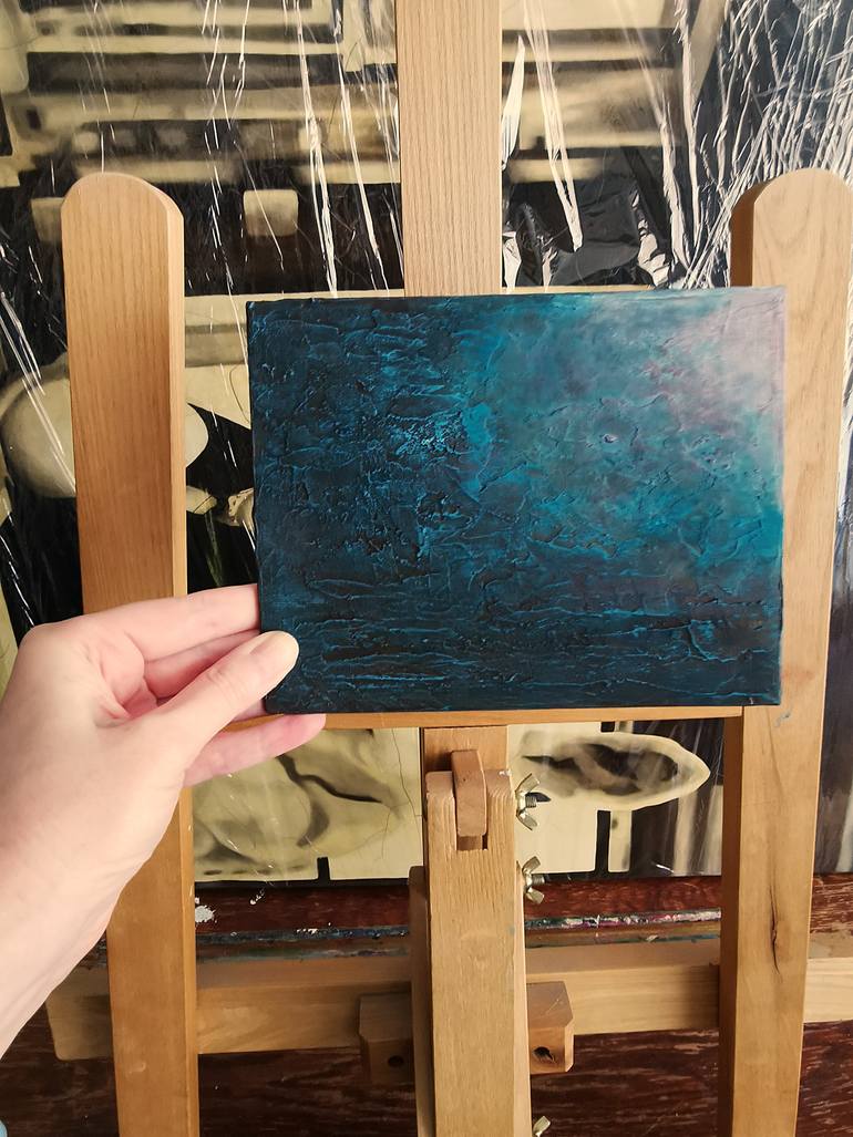 Original Color Field Painting Abstract Painting by Daheaven Art