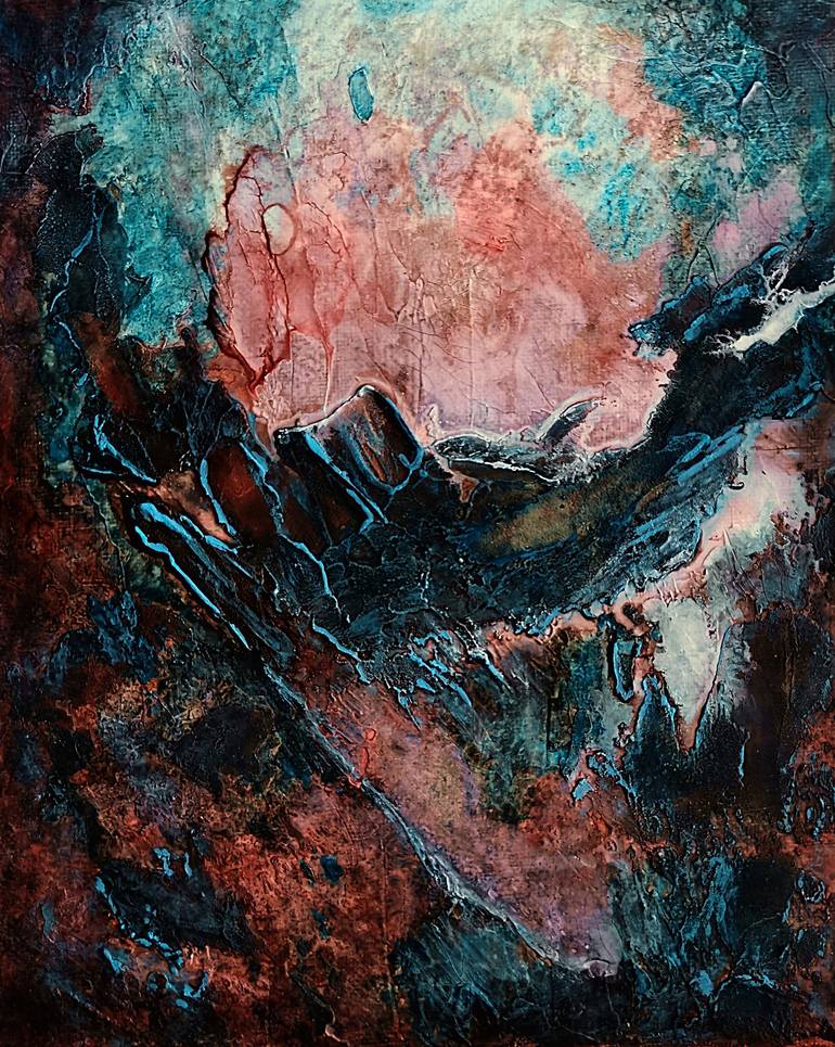 Print of Abstract Seascape Paintings by Daheaven Art
