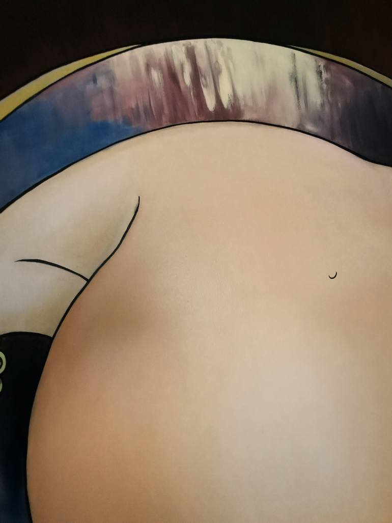 Original Fauvism Women Painting by Daheaven Art