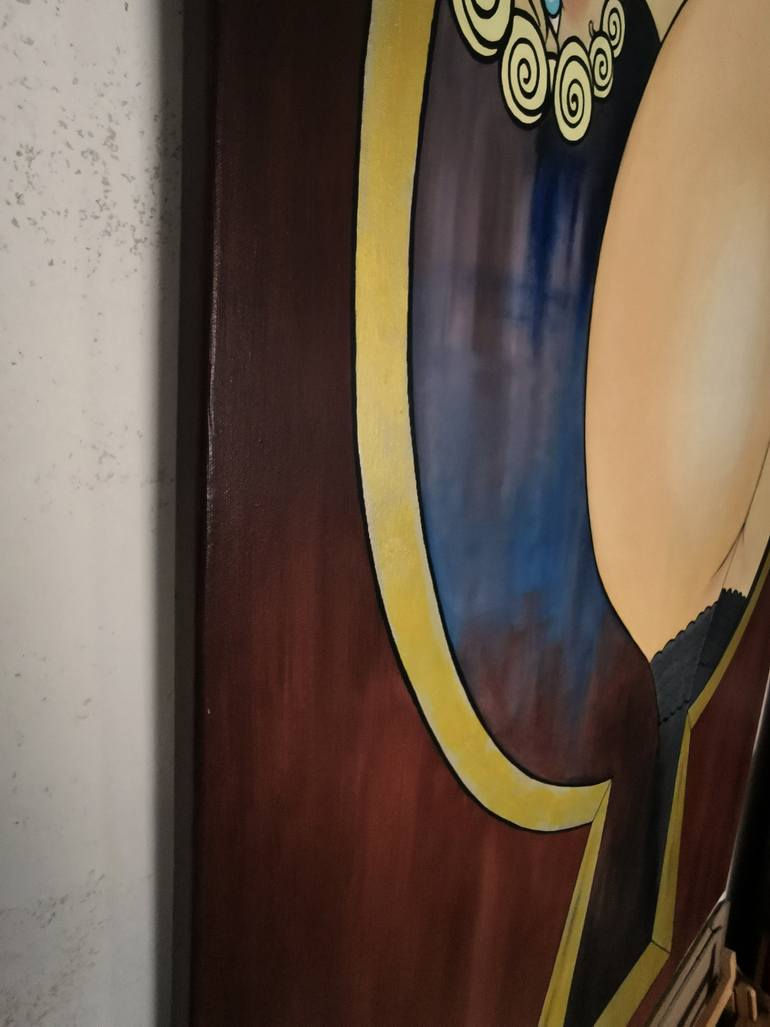 Original Fauvism Women Painting by Daheaven Art