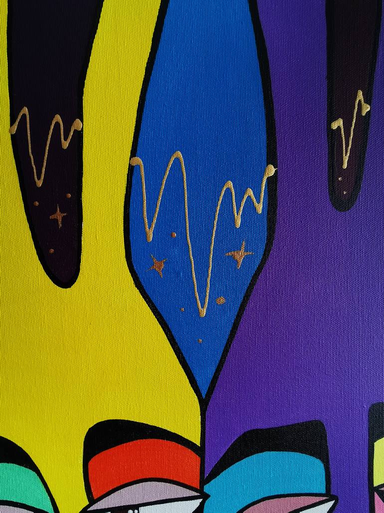Original Fauvism Men Painting by Daheaven Art