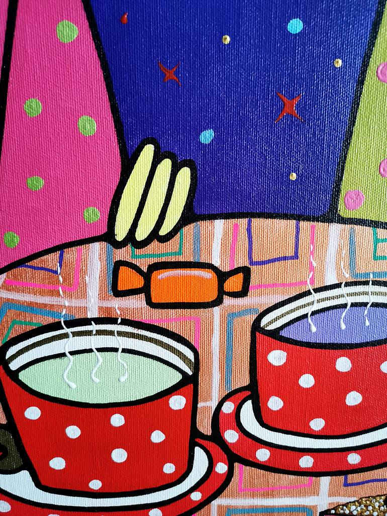 Original Fauvism Fantasy Painting by Daheaven Art