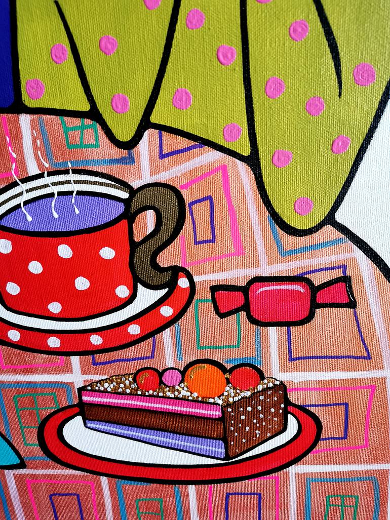 Original Fauvism Fantasy Painting by Daheaven Art