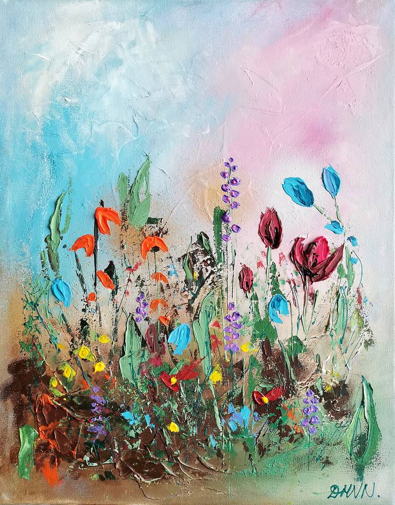 Print of Abstract Landscape Paintings by Daheaven Art