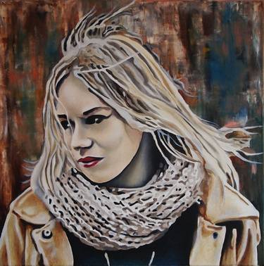 Original Expressionism Portrait Paintings by Daheaven art