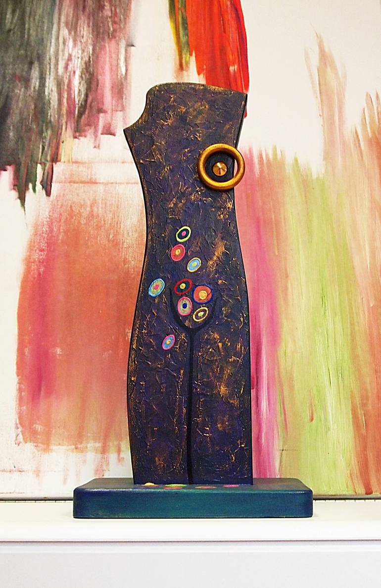 Original Abstract Expressionism Women Sculpture by Daheaven art