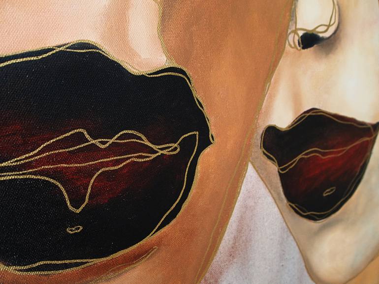 Original Figurative Fashion Painting by Daheaven Art