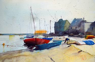 Print of Figurative Boat Paintings by Andre MEHU