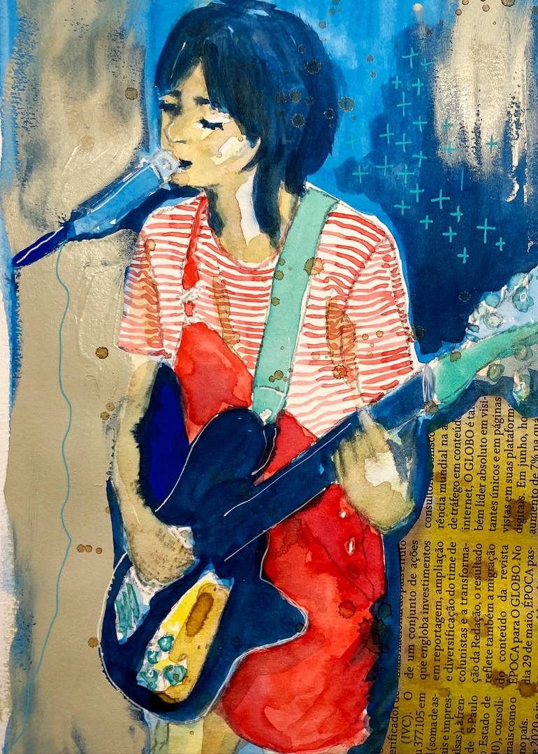 Original Figurative Music Digital by Ana França