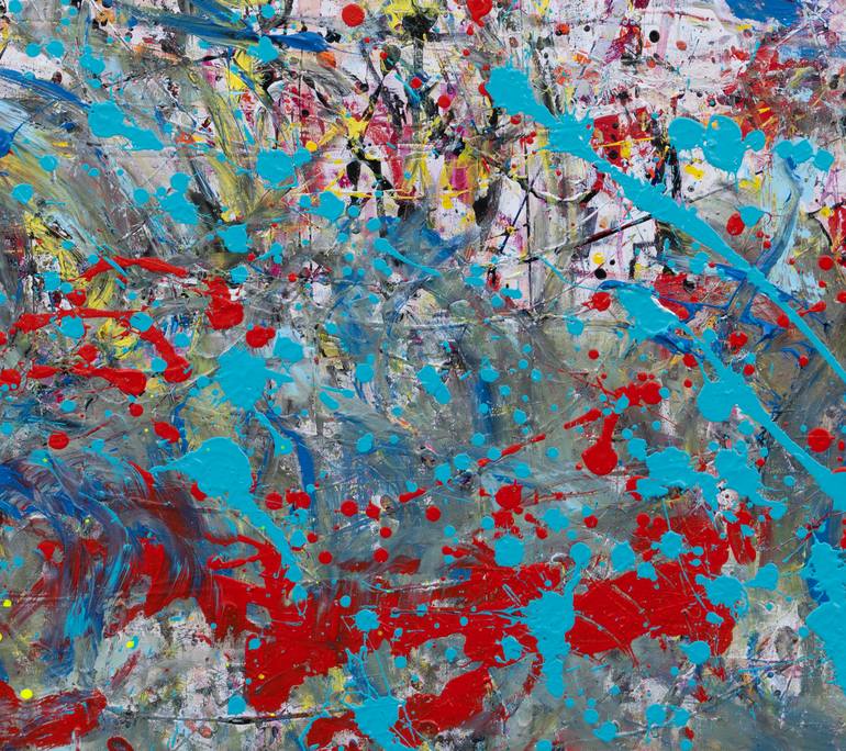 Original Abstract Expressionism Abstract Painting by Rachel Ruff