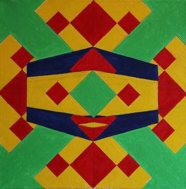 Original Abstract Geometric Paintings by Ali Mahboubian