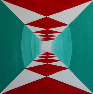 Original Abstract Geometric Paintings by Ali Mahboubian