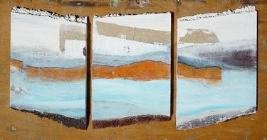 Tranquility - Triptych Installation Eco Aware Original Art thumb
