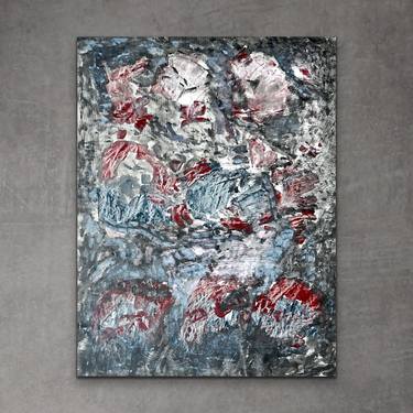 Large Abstract - Summer Etude - Floral Canvas thumb