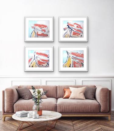 Together We Are - Polyptych of four paintings thumb